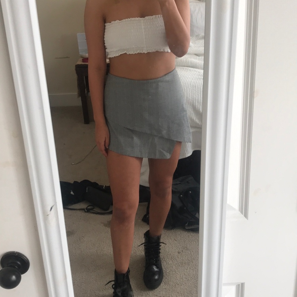 Plaid skort